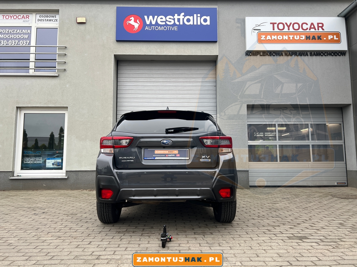 Subaru XV 2022 z hakiem holowniczym Westfalia A40V